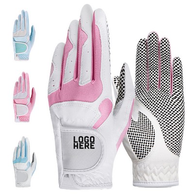 Women's Breathable Anti-Slip Golf Glove with Flexible Fit