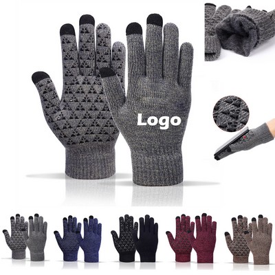 Soft Stretch Touch Screen Knit Gloves
