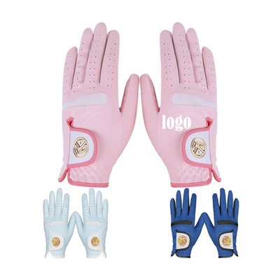 Luxury Microfiber Golf Gloves