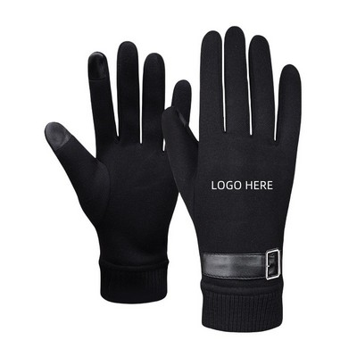 Riding Fleece Thicken Outdoor Touchscreen Gloves